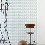 ferm-living-harlequin-wallpaper-in-mint-green