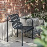 Palissade Dining Arm Chair anthracite Antwerp