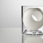 Contemporary vase / glass