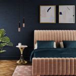 Contemporary rug / geometric / Tencel / rectangular