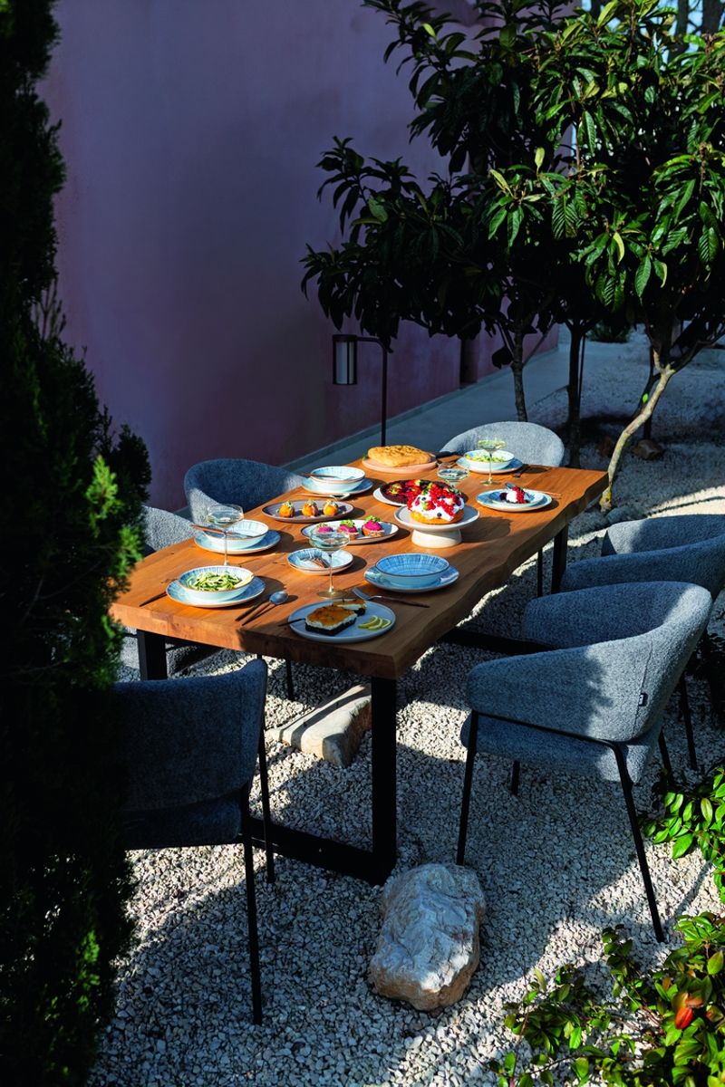 Inspiracija za uređenje blagovaonskog stola u eksterijeru